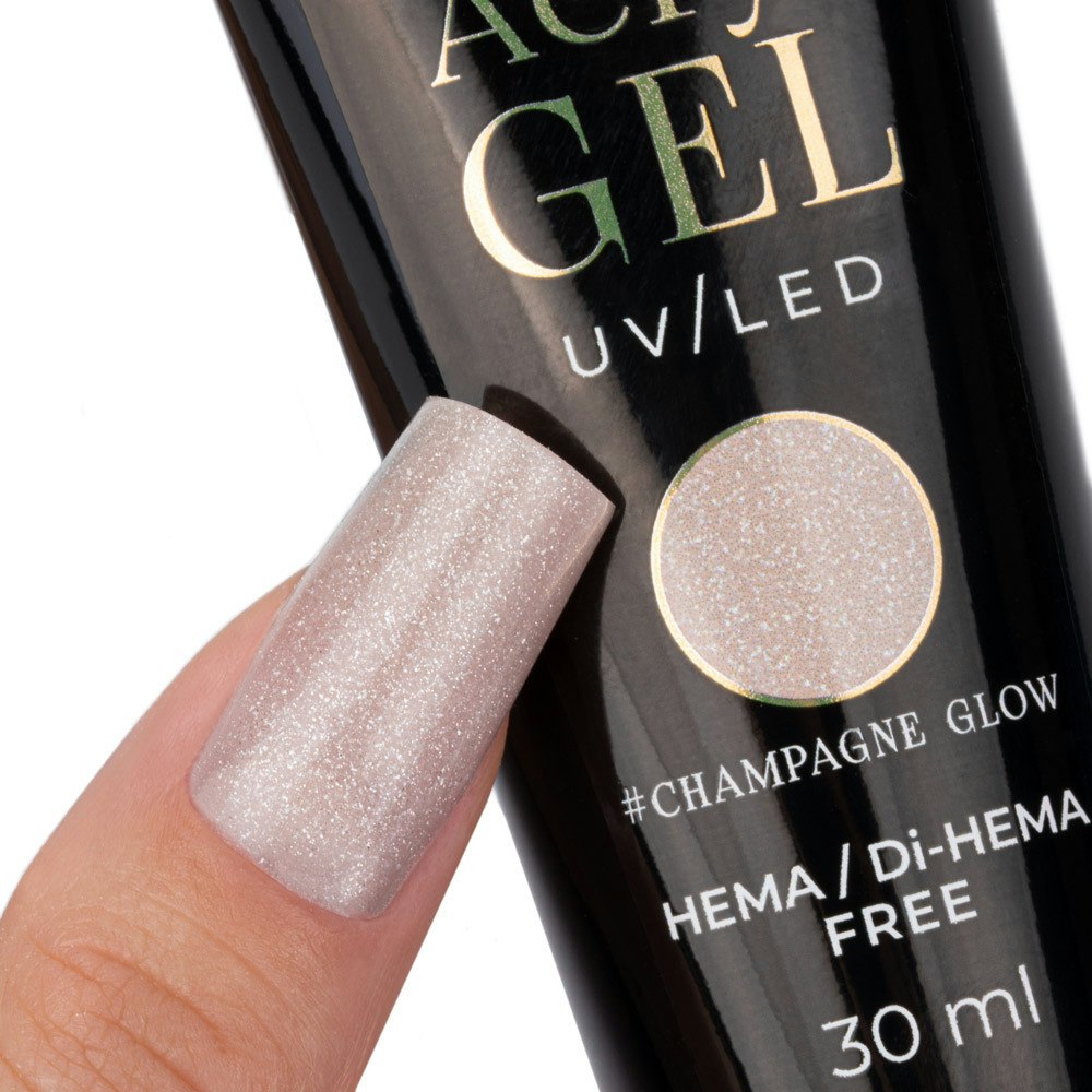Polygel - Champagne Glow - 30 ml Hema Free