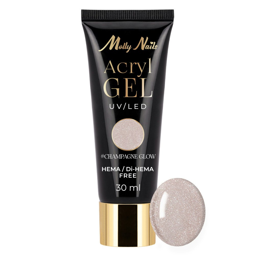 Polygel - Champagne Glow - 30 ml Hema Free
