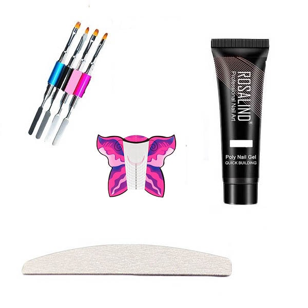 Polygel Startkit Mini med Mallar