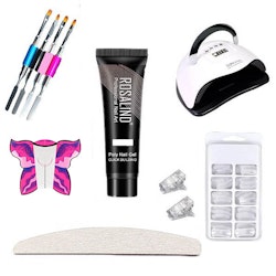 Polygel Startkit Stort - med UV Lampa 180W utan Gelkit