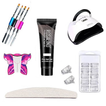 Polygel Startkit Stort - med UV Lampa 180W utan Gelkit