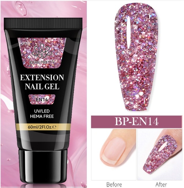 Polygel - 14 Puprle Sparkle - 60ml