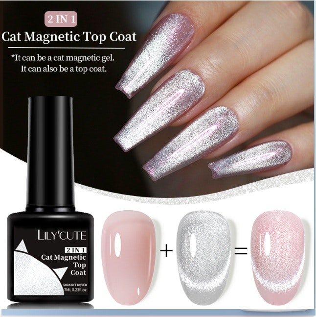 Gellack Cat Magnetic Top Coat -7ml