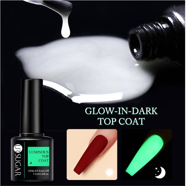 Gellack - Top Coat Glow in the Dark - 7.5 ml