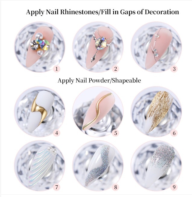 Lim för Rhinestones/ Powder / Stenar 5ml