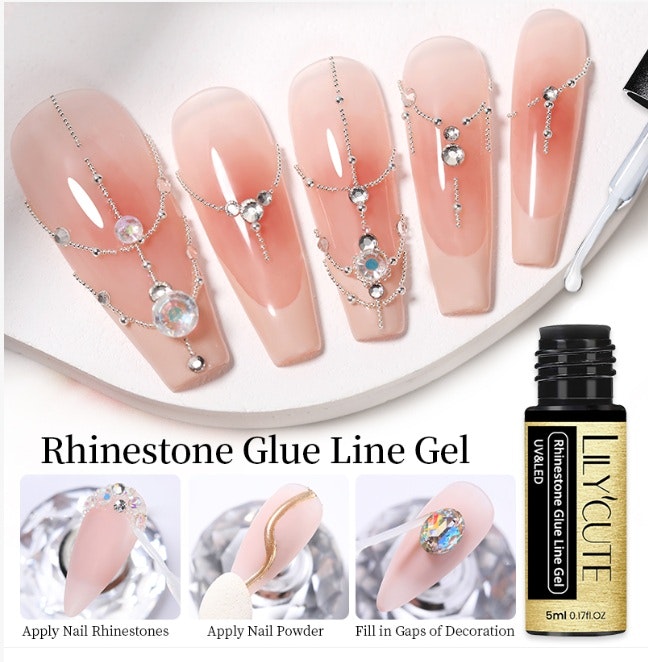Lim för Rhinestones/ Powder / Stenar 5ml