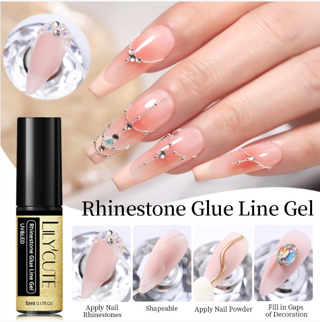 Lim för Rhinestones/ Powder / Stenar 5ml
