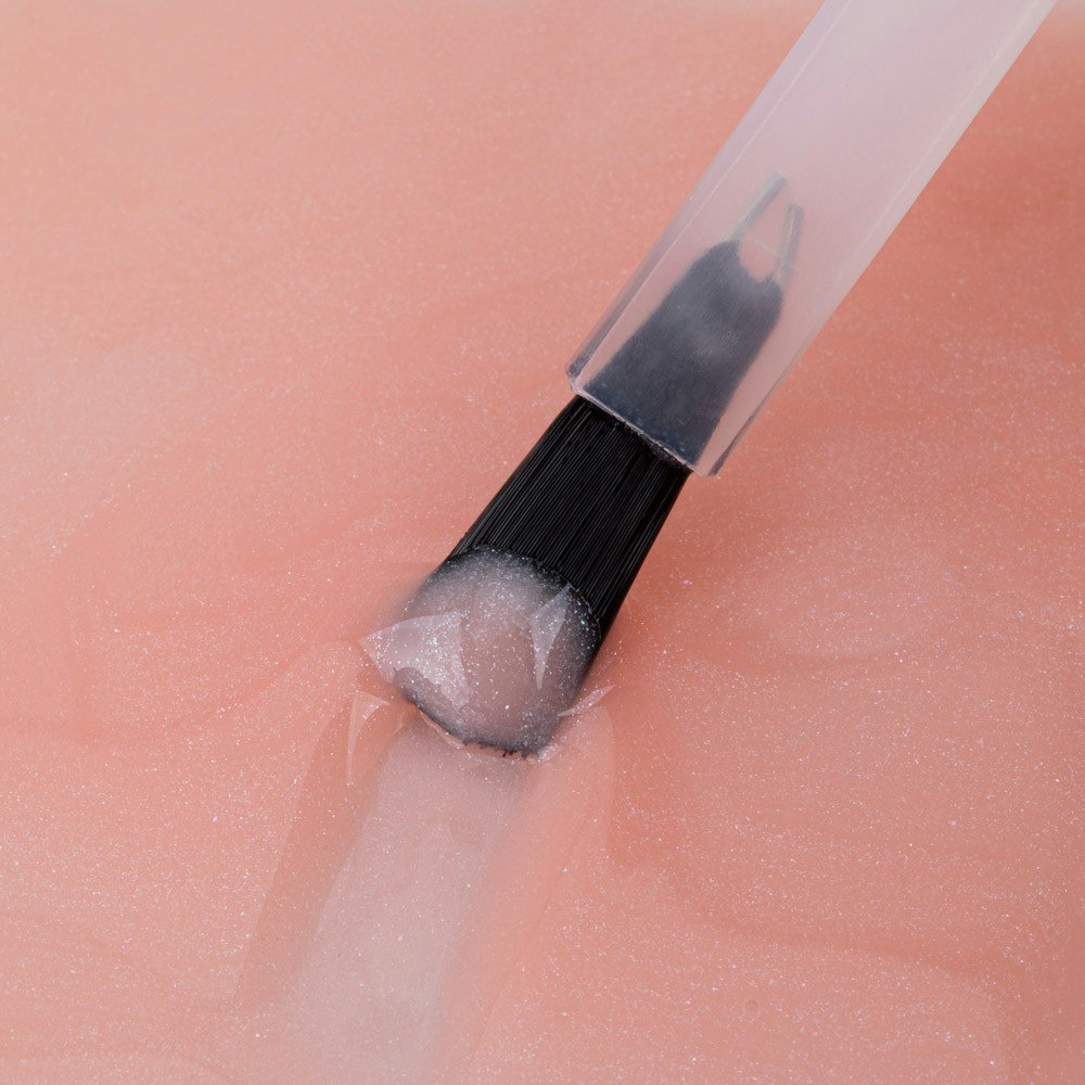 Gellack Rubber Base - Peach Bling 7g