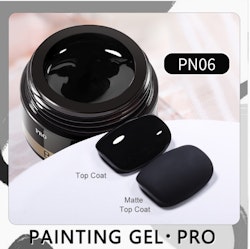 Gellack - PN06 Svart - Burk 5ml