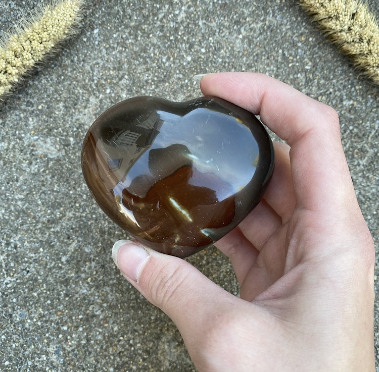 Hjärta av polykromjaspis