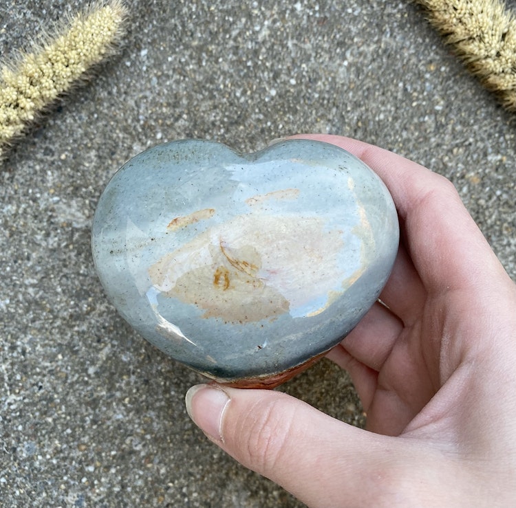 Hjärta av polykromjaspis