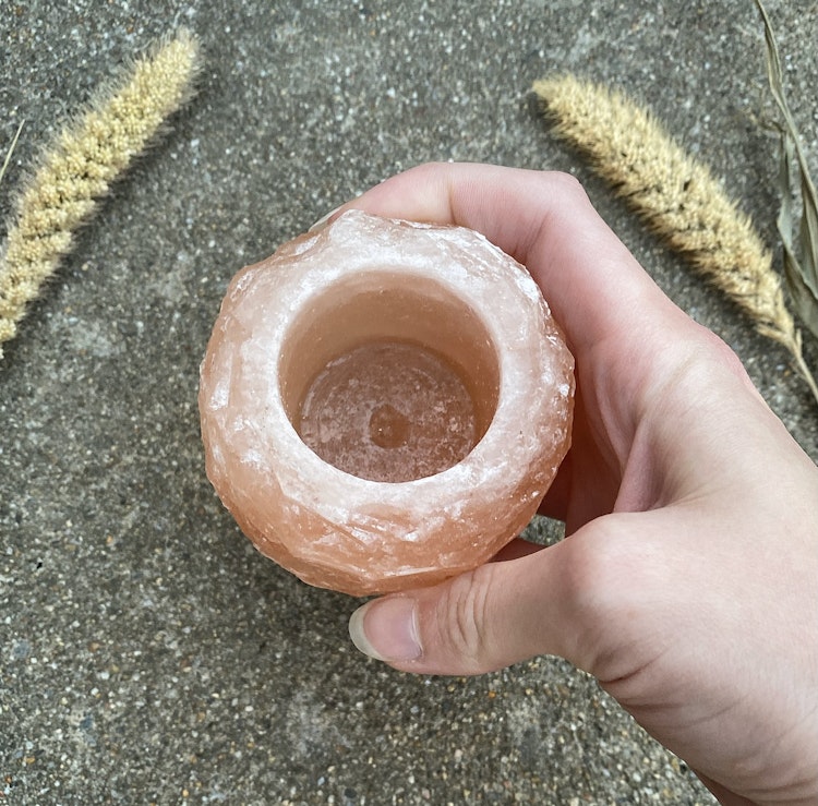 Ljuslykta av saltsten (liten)