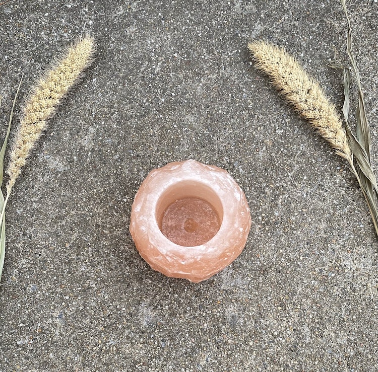 Ljuslykta av saltsten (liten)