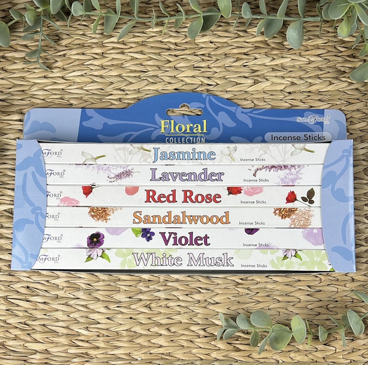 Rökelsepinnar Stamford 6-pack Blommigt (Floral)