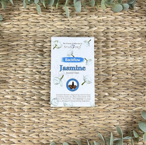 Jasmin BACKFLOW rökelsekoner (Stamford)