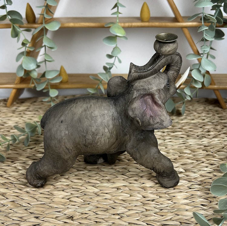 BACKFLOW rökelsehållare elefant