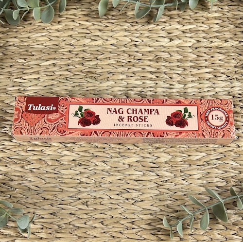 Ros/Nag Champa rökelsepinnar (Tulasi)