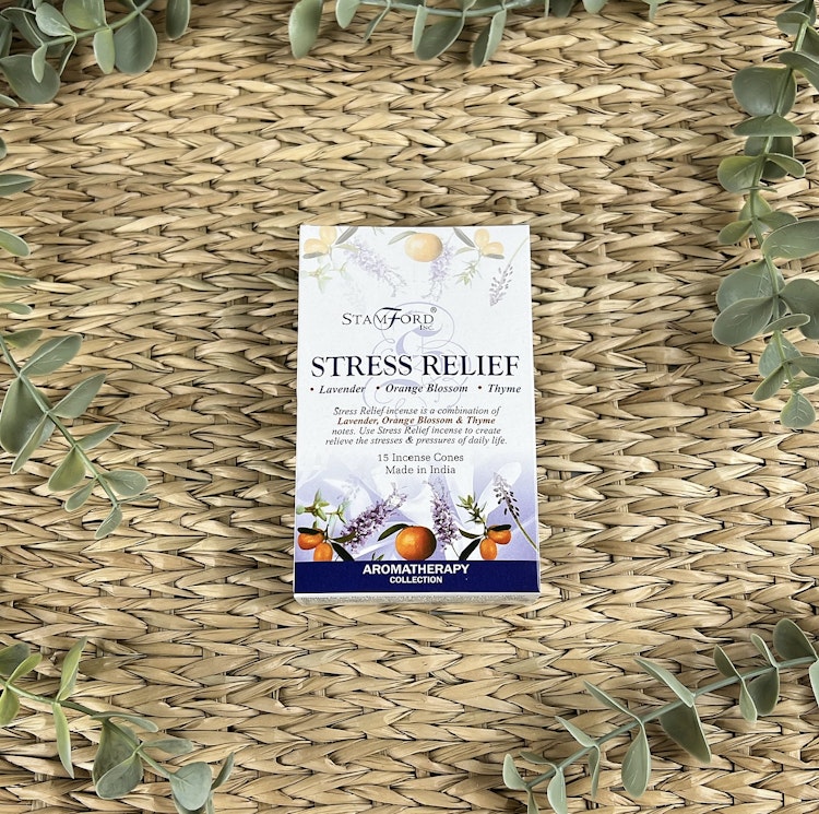 Avstressande (stress relief) rökelsekoner Stamford