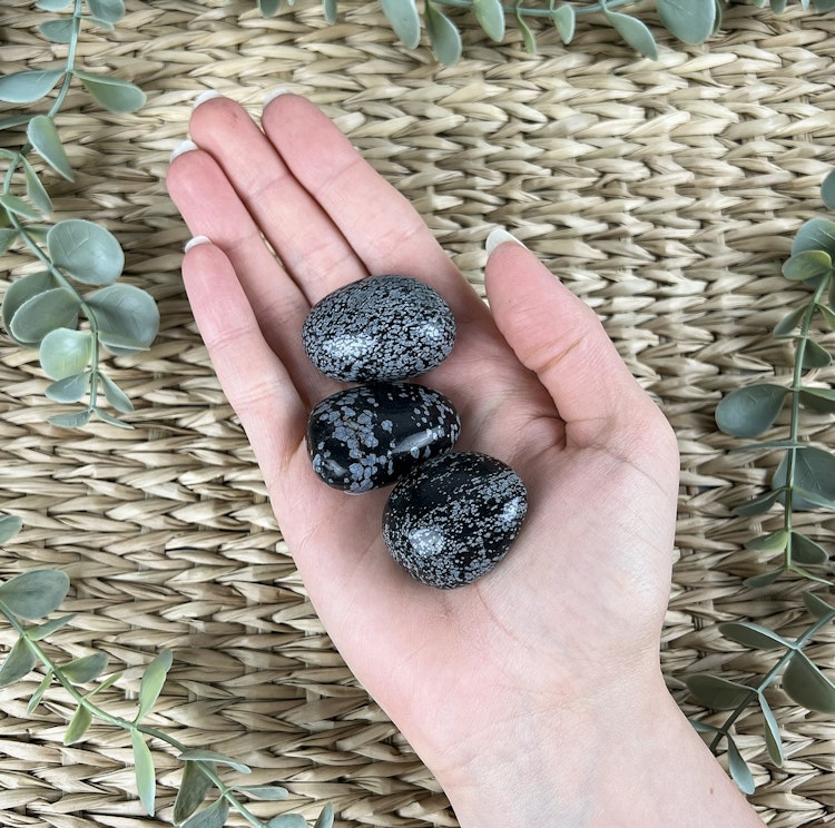 Snöflingeobsidian ”kramis”/cuddle