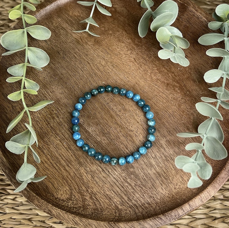 Stenarmband av apatit (6 mm) A