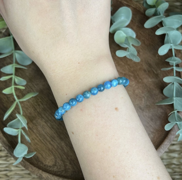 Stenarmband av apatit (6 mm) B
