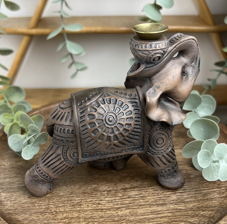 BACKFLOW rökelsehållare Elefant (mellan)