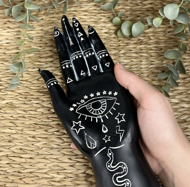 Mantrisk hand - Öga
