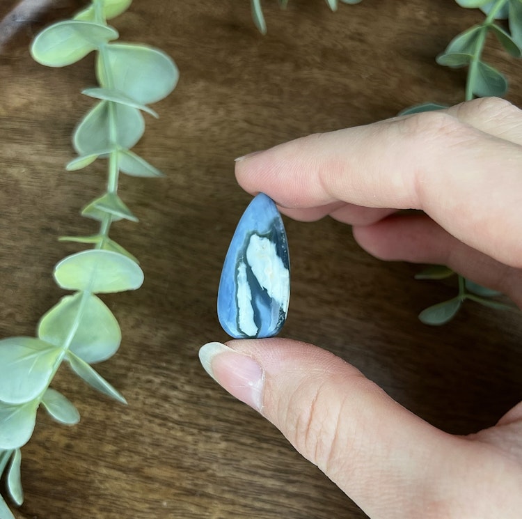 Owyhee Blå Opal cabochon L