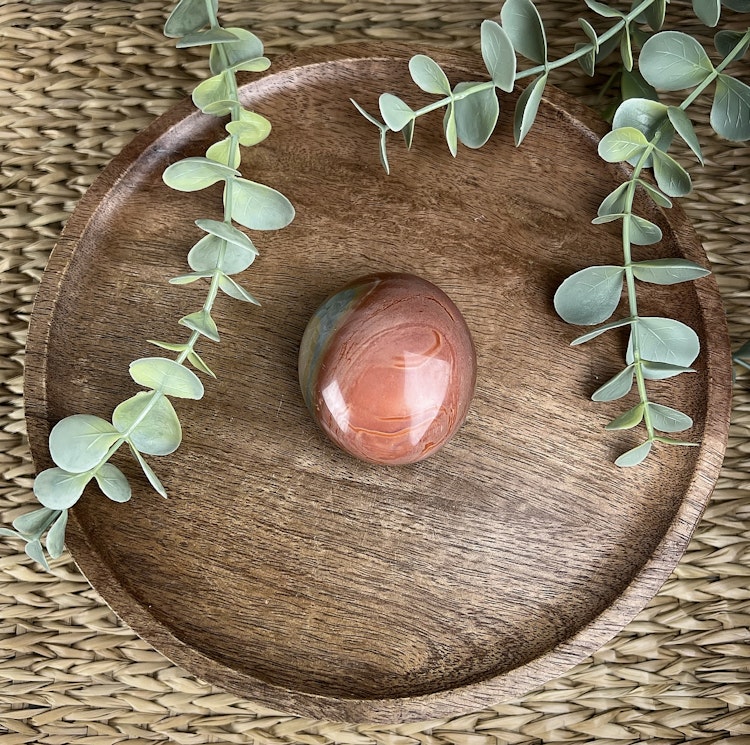 Polykromjaspis meditationssten (handsten) L
