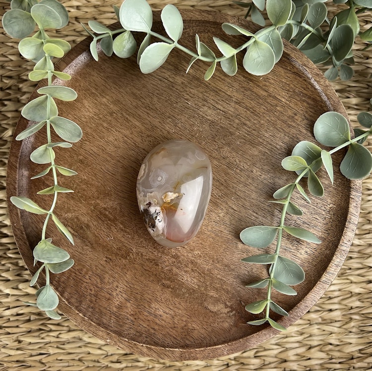Blomstergat meditationssten (handsten) D