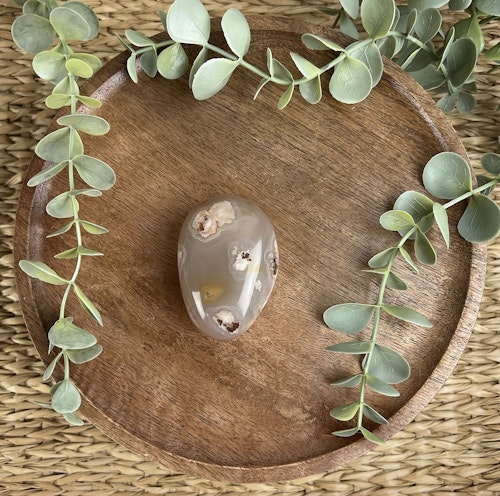 Blomstergat meditationssten (handsten) D