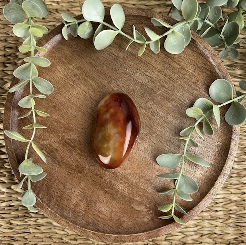 Karneol meditationssten (handsten) F