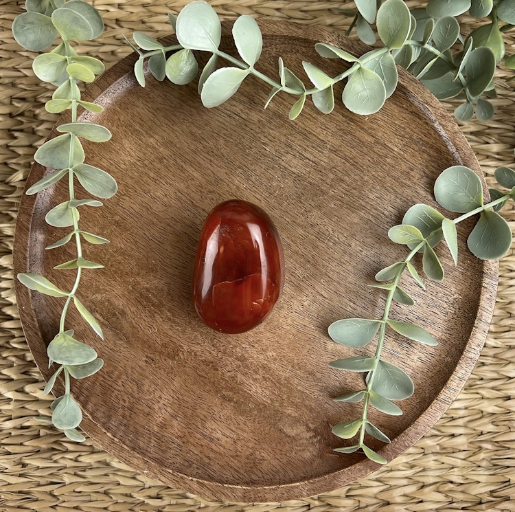 Karneol meditationssten (handsten) G