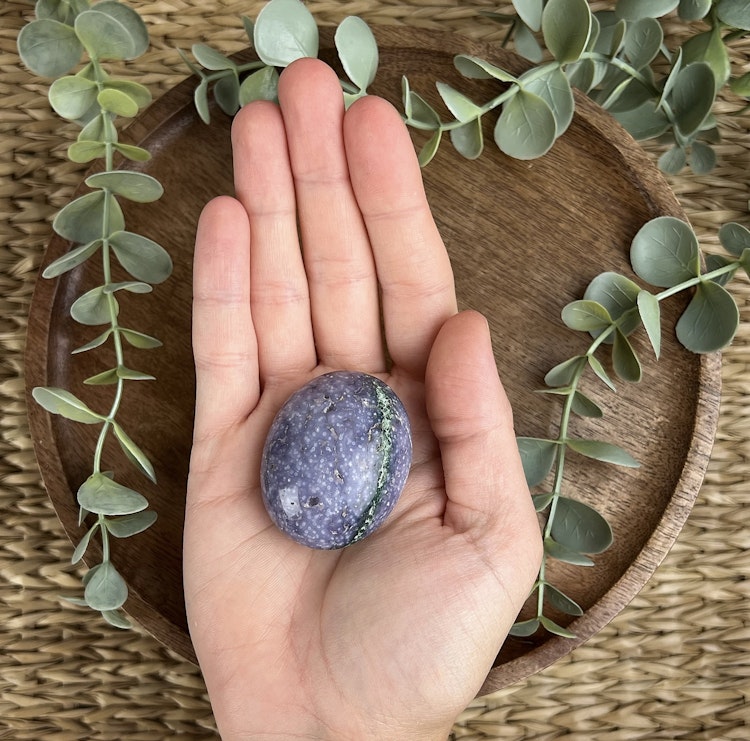 Druvagat meditationssten (handsten) B