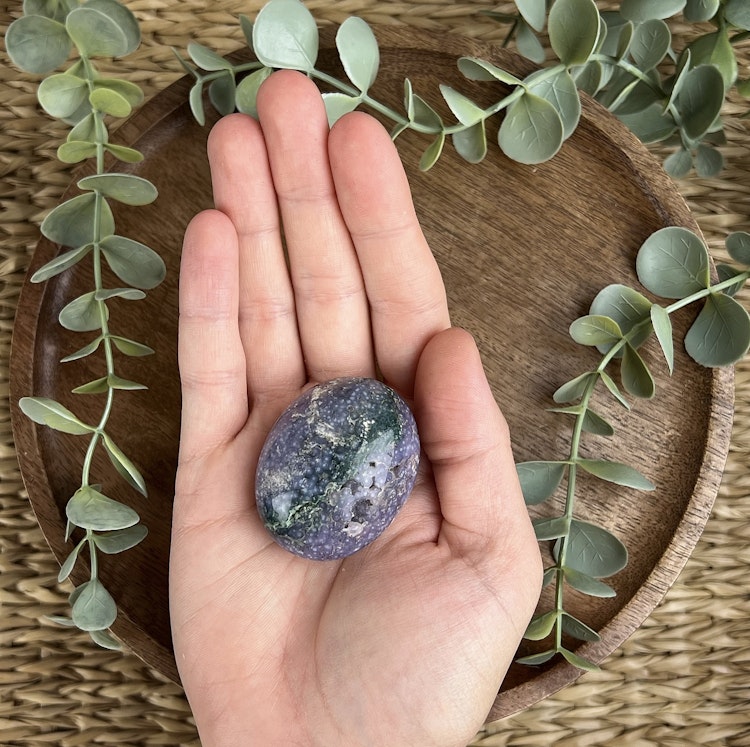 Druvagat meditationssten (handsten) B