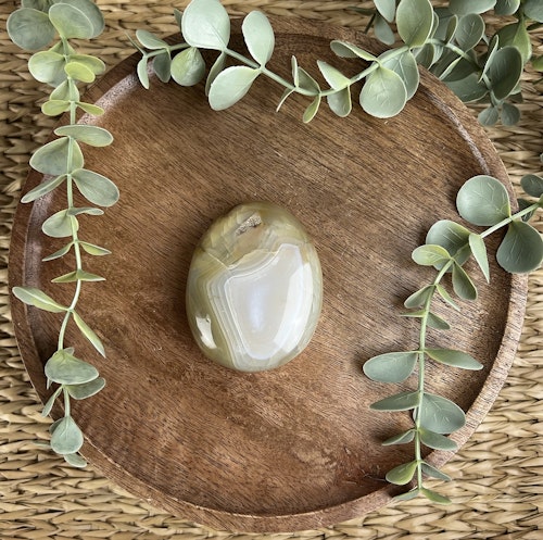Agat meditationssten (handsten) B