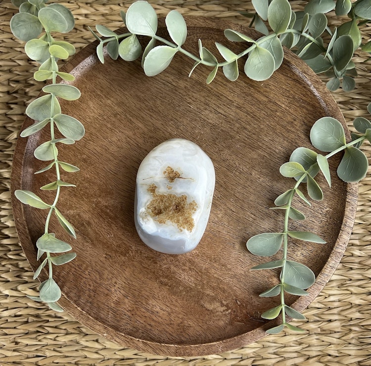 Agat meditationssten (handsten) C