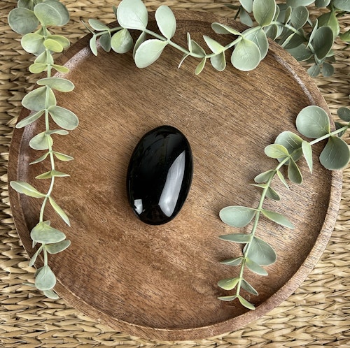 Silversheen Obsidian meditationssten (handsten) C