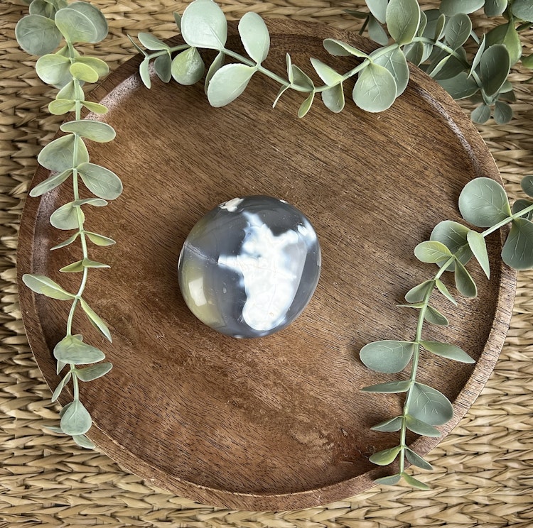 Orca Agat meditationssten (handsten) G