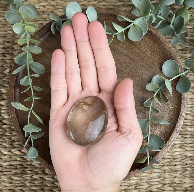 Rökkvarts meditationssten (handsten) C