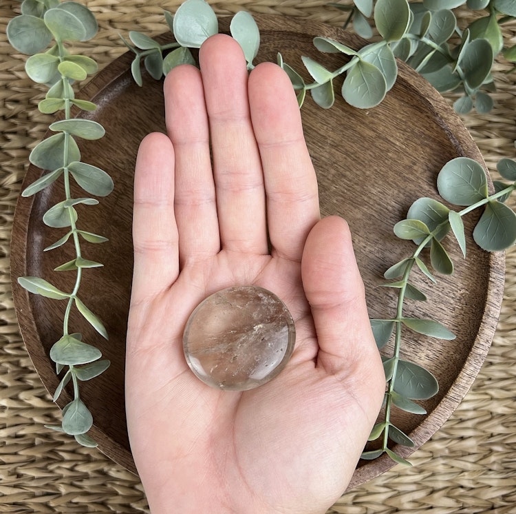 Rökkvarts meditationssten (handsten) H