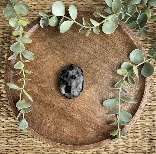 Indigo Gabro meditationssten (handsten) B