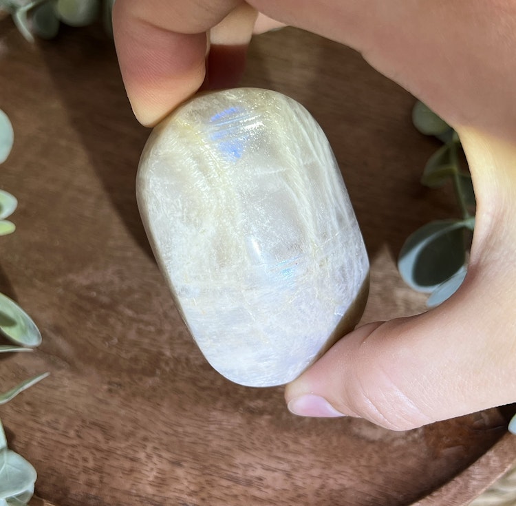 Indisk Månsten meditationssten (handsten) A