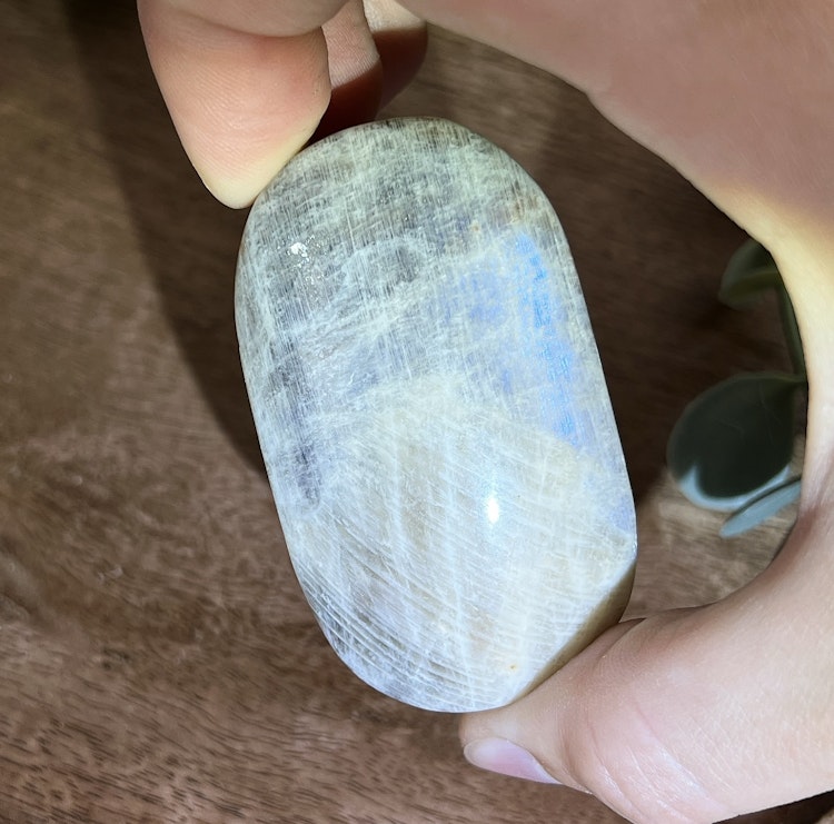 Indisk Månsten meditationssten (handsten) B