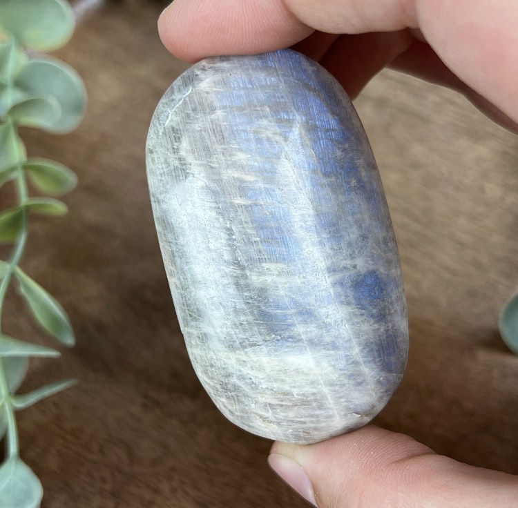 Indisk Månsten meditationssten (handsten) B