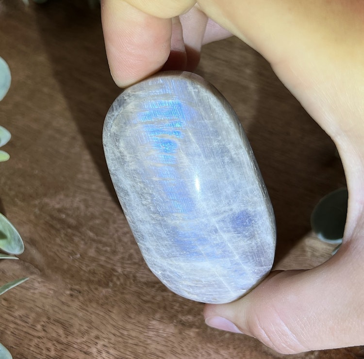 Indisk Månsten meditationssten (handsten) B