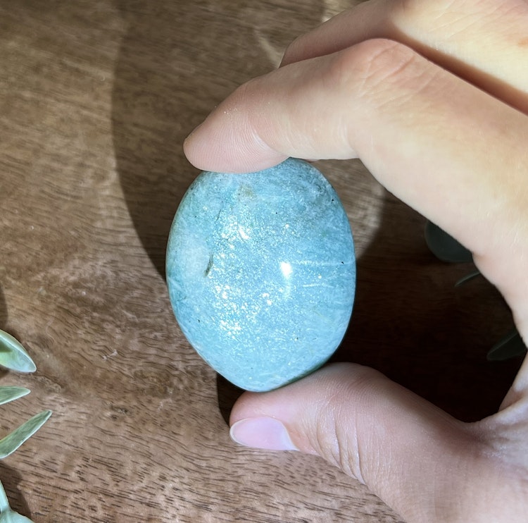 Amazonit meditationssten (handsten) A