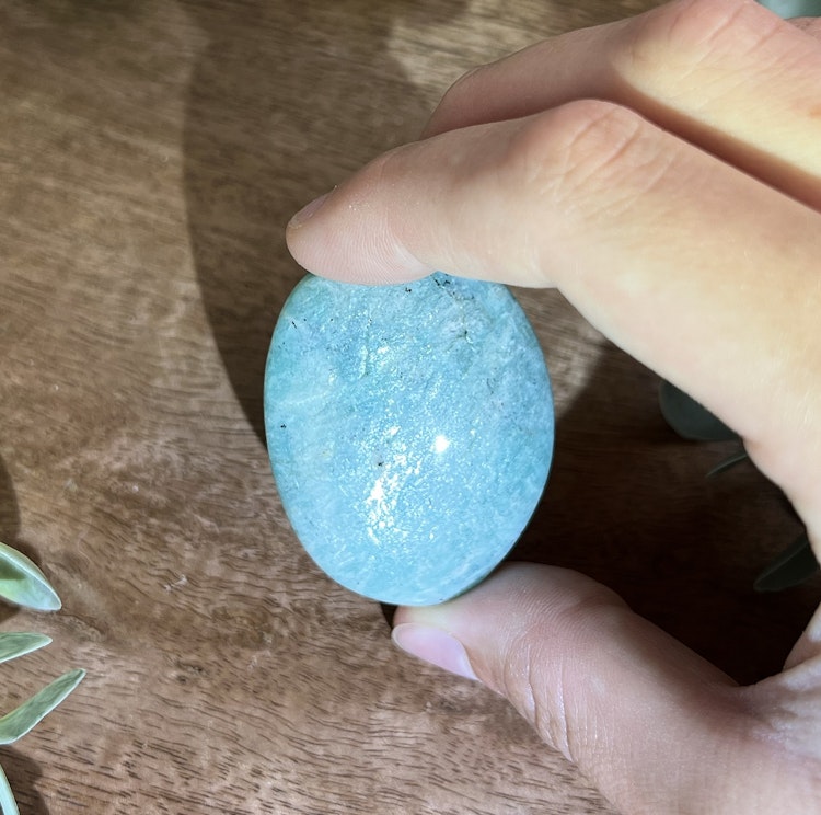 Amazonit meditationssten (handsten) A