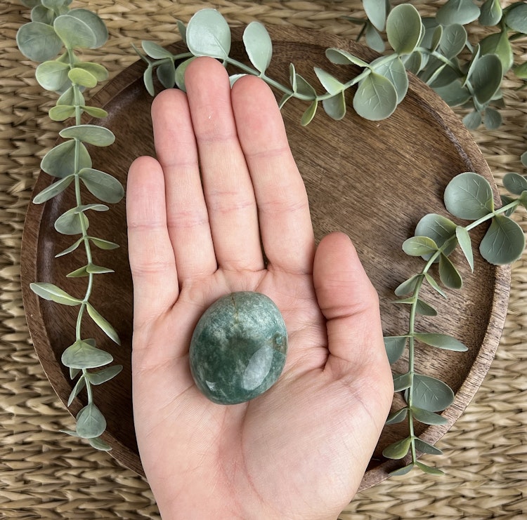 Amazonit meditationssten (handsten) B