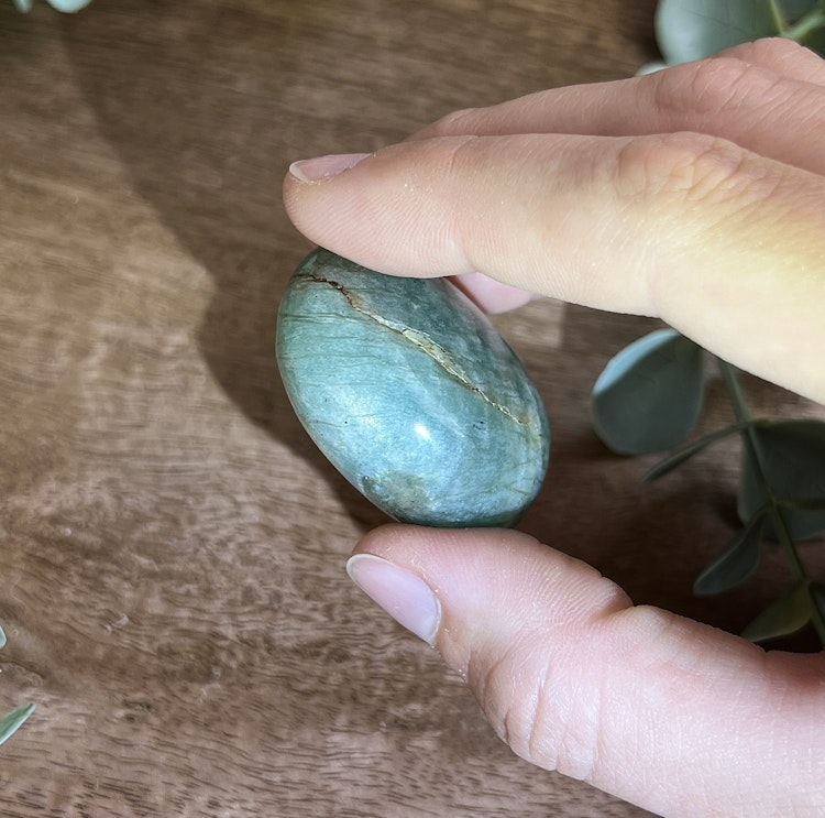 Amazonit meditationssten (handsten) B